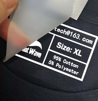 Autocollant de transfert thermique personnalisé avec logo, impression UV DTF, motifs sérigraphiés lavables, accessoires vestimentaires, transfert thermique