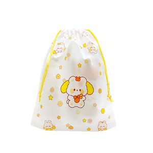 Sac de rangement pour chaussures Yongqiao en PEVA avec cordon de serrage, style dessin animé, anti-poussière, anti-humidité, pour voyage, étudiants, dortoirs - Product Image 1