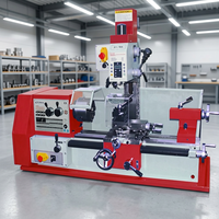 Tour à métaux combiné multifonctionnel horizontal robuste avec fonction de fraisage et de perçage, certifié CE KY450A/KY700A