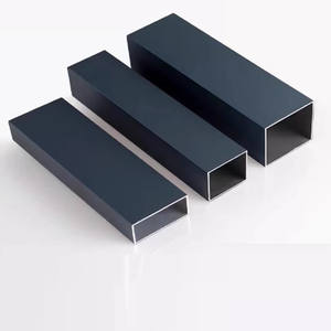 Tabung hitam Matt <span class=keywords><strong>aluminium</strong></span> seri 6000 semua jenis Profil dengan layanan pengelasan pemotongan bengkok - Product Image 2