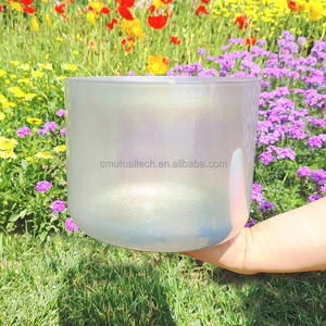 เครื่องดนตรีบำบัดเสียง Q're รุ่น Cosmic Pearl สีใส ทำจากคริสตัลควอตซ์  จานเสียงร้อง 432Hz/440Hz คีย์ CDEFGAB สำหรับทำ Sound Bath - Product Image 1