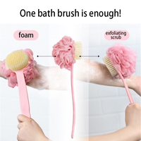 À la mode écologique tout naturel PE maille Pouf bain éponge douche épurateur boule corps épurateur