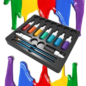 Kits de peinture <span class=keywords><strong>aquarelle</strong></span> pour enfants 12 couleurs pour l'utilisation de l'art corporel - Product Image 4