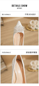 Talons hauts dames chaussures à talons hauts femmes pompes Stiletto femme fête chaussures de <span class=keywords><strong>mariage</strong></span> talons petite grande taille 34-43 - Product Image 2