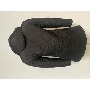 Parka matelassée à capuche noire pour femme Vetre, 85 cm, tailles 42-48, résistante à l'eau, vêtements d'extérieur, vente en gros, mode modeste, usage quotidien - Product Image 4