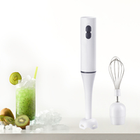 Mini mixeur-presse-agrumes électrique domestique avec boîtier ABS et commandes à bouton-poussoir pour usage domestique et hôtelier, conception allemande en plastique