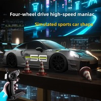 Voiture de drift RC transfrontalière télécommandée, électrique, 4x4, échelle 1:24, jouet de course sur circuit intérieur pour les 14 ans et plus