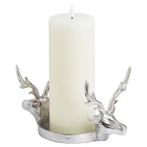 2025 Nickel Fini Unique Bougie Tea Light Holder Best Seller - Product Image 1