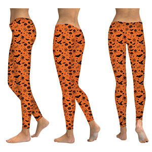 2019 Halloween Fitness Gym Personnalisé Imprimé <span class=keywords><strong>Leggings</strong></span> Pour <span class=keywords><strong>Les</strong></span> Femmes - Product Image 3
