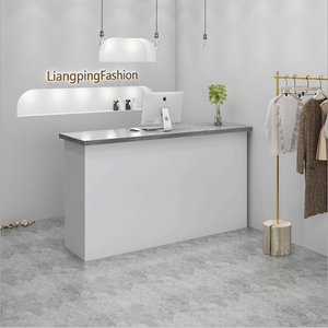 Mostrador de Recepción Compacto y Práctico para Tienda de Ropa Moderna, Bar, Salón de Belleza Pequeño, Mostrador de Caja Simple - Product Image 4