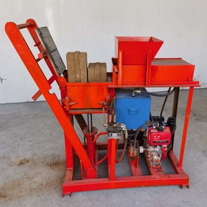 Petite machine portative de brique d'argile Machine de brique d'argile de verrouillage populaire fabriquant la machine diesel de brique d'argile - Product Image 5