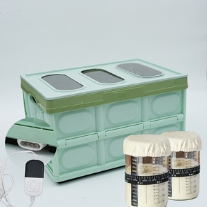 <b>Dough</b> <b>Proofer</b> Heater for Sourdough Bread Pizza <b>Dough</b> Proofing Temperature Control Food-Safe Plastic Eco-Friendly Kitchen Tool - Product Image 1
