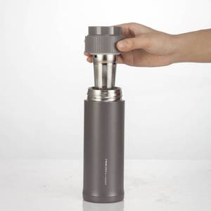 PINKAH 13 oz Stainless Steel Insulated Tea <strong>Infuser</strong> Flask Thermos <strong>Mug</strong> with Removable Strainer Flask Shape for Loose Water Tea - Product Image 5