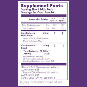 Los paquetes de fibra prebiótica probiótica para Niños apoyan a los estómagos sensibles promueven la digestión saludable suplemento nutricional de fibra dietética - Product Image 3