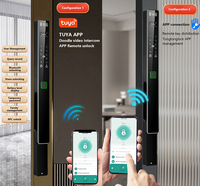 Sistem Keamanan Pintu Gerbang Digital Biometrik Sidik Jari, Telapak Tangan, dan Wajah, Kunci Pintar Tahan Air untuk Halaman
