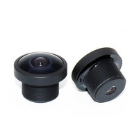 Objectif Fisheye CCTV 1/1.8 pouce F2.3 avec monture M12, 200 degrés DFov, pour robots mobiles de surveillance et de nettoyage (AVG)