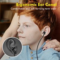 Écouteurs Intra-Auriculaires Filaire 3,5 mm pour iPhone, Smartphone, Ordinateur Portable et MP3