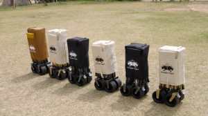 Carrito de Camping Plegable Multifuncional Mediano con Capacidad de 160L y <span class=keywords><strong>Ruedas</strong></span> Todoterreno para Picnic y Jardín - Product Image 5