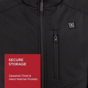 Custom RHG-J100 Men's Heated Soft Shell <b>Jacket</b> With Battery Waterproof Fleece Parka Casual Wear - Product Image 6