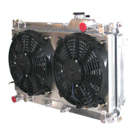 Système de refroidissement du moteur personnalisé, réservoir d'eau entièrement en aluminium, radiateur avec cache-ventilateur pour Mazda Mia MX-5 1.6L I4 1989-1997 B61P15200