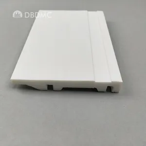 DBDMC Brand 6CM Skirting Board Profiles Suppliers Plastic Baseboard Moulding