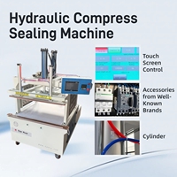 Machine d'emballage par compression hydraulique HFD-888, sans compresseur d'air de grande taille, système de vent froid pour l'exportation de matelas et de couettes