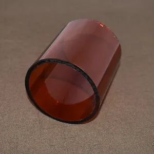 Brown Glass Borosilicate Pyrex Glass Tube Pipe for Construction lamp shade