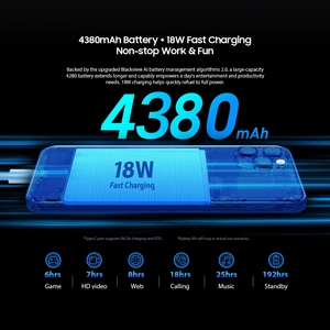 Blackview A95 Téléphone portable Helio P70 Octa Core <span class=keywords><strong>Android</strong></span> <span class=keywords><strong>11</strong></span> 8 Go + 128 Go Écran HD+ 6,528 pouces Appareil photo 20 MP Batterie 4380 mAh - Product Image 5