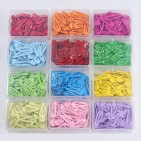 Gratis op maat gemaakte Koreaanse 3cm olieachtige druppelvormige strass steentjes transparante speldjes 5cm lente schattige snoepjes zoete snap BB clips meisjes OPP zak verpakt