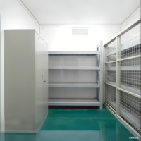 Atelier préfabriqué résistant aux intempéries à énergie solaire de conception industrielle, cabine extérieure, stockage, équipement en panneaux sandwich