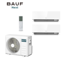 Climatiseur multi-split BAUF haute efficacité 1 à 2 unités, 9000 BTU, onduleur, mural, pompe à chaleur R32, classe énergétique A+++.