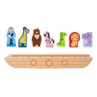 Jouets en bois pour enfants à bord de jeux d'arche de Noah, jouets éducatifs pour enfants, nouvelle collection 2022