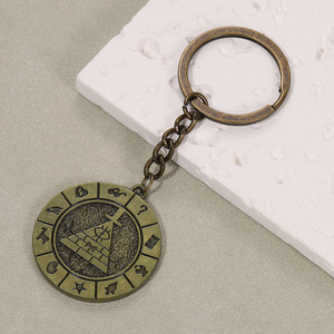 Collar <span class=keywords><strong>con</strong></span> colgante de personaje de Piglet y Dipu de Gravity Falls, estilo vintage europeo y americano, <span class=keywords><strong>con</strong></span> <span class=keywords><strong>cadena</strong></span> de cuerda y llavero colgante - Product Image 6