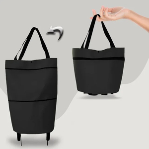 <b>Small</b> Trolley Portable Shopping Food Organizer <b>Small</b> Pull Cart Trolley Bag on <b>Wheels</b> Bags Folding Shopping Buy Vegetables - Product Image 6