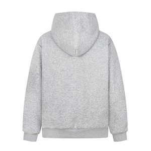 2025 moda suelta letra parche bordado americano Retro Sudadera con capucha chaqueta para parejas algodón otoño - Product Image 4