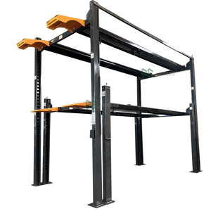 Vier Post Triple Stacker Lifts Gebraucht Auto Lift Kleinwagen Hebezeug Hydraulisches Parks ystem Kunden spezifische Garagen ausrüstung - Product Image 6