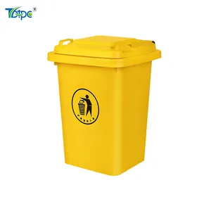 30升黄色垃圾桶和30升垃圾桶，带轮子和垃圾桶30升和30升烹饪