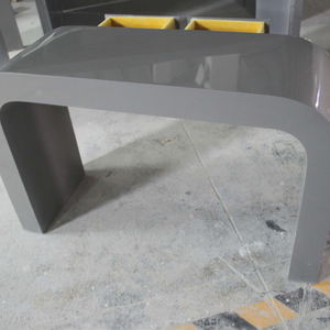 <span class=keywords><strong>Scrivania</strong></span> da Ufficio Moderna a Forma di U in Superficie Solida Grigio Scuro, Durevole ed Ecologica, con Garanzia di 8-10 Anni - Product Image 3