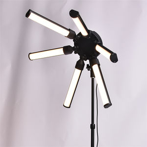 Éclairage photographique 3200-5600K 60W, lumière étoile extrême multimédia, caméra <span class=keywords><strong>photo</strong></span> téléphone, 6 tubes, anneau lumineux LED vidéo - Product Image 2