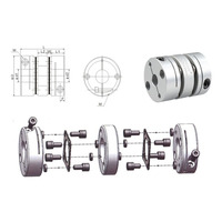 Accouplement à double diaphragme, accouplement flexible à disque, accouplement d'encodeur pour machine CNC