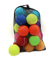 Jouet pour animaux de compagnie, balle de tennis pour chiot de petite taille, OEM/ODM, caoutchouc durable, mini balle de 2 pouces, jeu d'entraînement et de chasse en intérieur