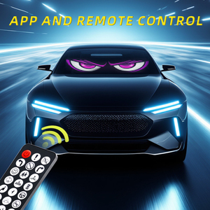 Schermo trasparente flessibile a Led impermeabile con schermo adesivo a Led demone occhio dinamico per camion altri accessori per luci auto - Product Image 5