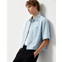 Camisetas Cortas de Algodón Personalizadas para Hombre, de Alta Calidad, Transpirables y Cómodas, con Efecto Desgastado