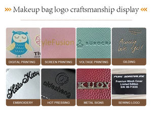 Bolsa de Maquillaje de PU Impermeable con Cierre, Diseño Clásico en Forma de Concha, Color Rosa, para Viaje, con Cierre de Cremallera, Marca Privada - Product Image 6