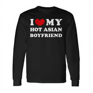 Camiseta de manga larga I Love My Hot Asian Boyfriend - Product Image 2