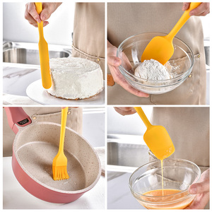 DFY Juego de raspador de silicona de 6 piezas Utensilios de cocina para hornear y repostería Herramientas - Product Image 2