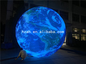 Decoración de eventos Globo de tierra inflable <span class=keywords><strong>gigante</strong></span> Globo mundial <span class=keywords><strong>Bola</strong></span> de planetas inflables con iluminación LED - Product Image 5