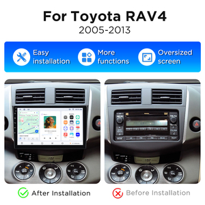Radio de Auto Junsun 2 Din con Android Carplay para Toyota RAV4 2007-2011, Ventilador de Enfriamiento Integrado, GPS, Navegación, Reproductor Multimedia - Product Image 2