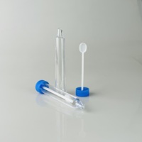 Tubo de ensayo de laboratorio transparente con escala para análisis de orina, tubo de plástico de 12 mililitros para sedimentación de orina