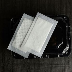 High Quality Disposable Fresh Food Blood Absorption 45ml/pcs 160x90mm Eco-Friendly <b>Paper</b> Soaker Meat Packing Pads for <b>Tray</b> - Product Image 1